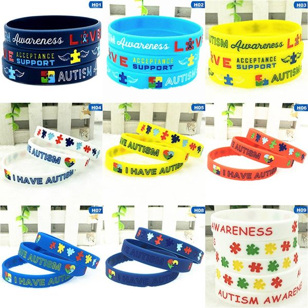 1 pc alert autism awareness rainbow silicone rubber bracelet wristband shipping, Golden;silver
1 pc alert autism awareness rainbow silicone rubber bracelet wristband shipping, Golden;silver