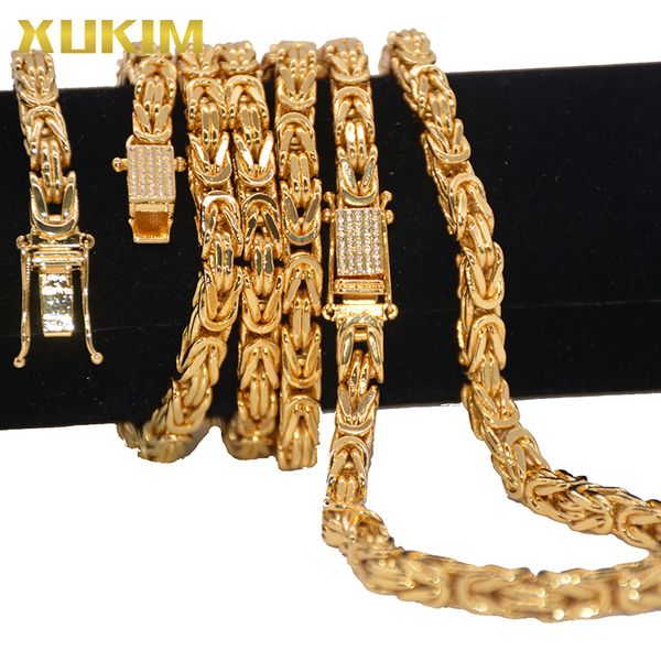 xukim jewelry gold byzatine chain kejsarlänk kejsarlank kejsarlånk gold silver byzantine 6mm diamond chain bracelet necklace 0927
xukim jewelry gold byzatine chain kejsarlänk kejsarlank kejsarlånk gold silver byzantine 6mm diamond chain bracelet necklace 0927