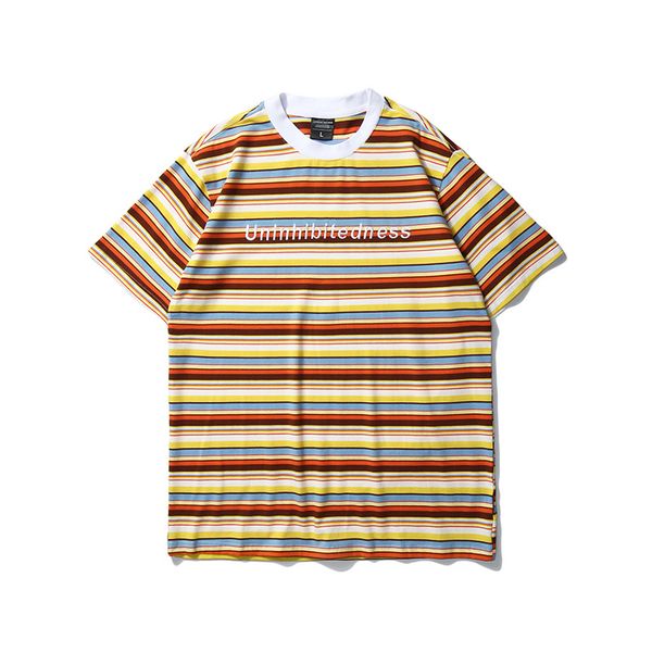 e-baihui summer vintage t-shirt streetwear oversize youth plaid casual t-shirt, punk gothic hiphop cotton striped t-shirt men 101-t56, White;black
e-baihui summer vintage t-shirt streetwear oversize youth plaid casual t-shirt, punk gothic hiphop cotton striped t-shirt men 101-t56, White;black