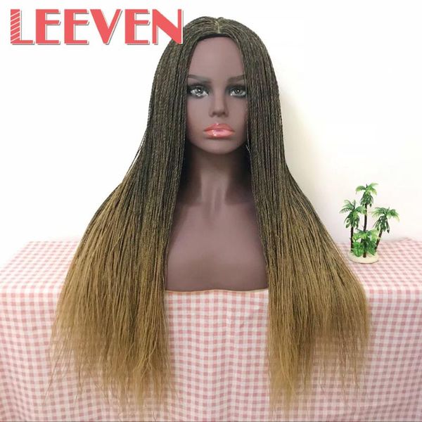leeven 22inch synthetic senegalese 2x twist million braided none lace front wig for woman high temperature fiber cosplay hair, Black
leeven 22inch synthetic senegalese 2x twist million braided none lace front wig for woman high temperature fiber cosplay hair, Black