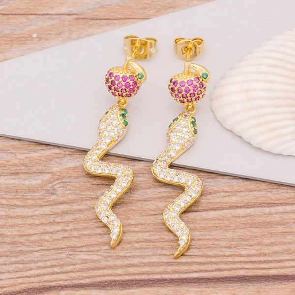 dangle & chandelier 2021 classic punk style long snake earrings gold color personality women drop earings fashion copper zircon animal jewel, Silver
dangle & chandelier 2021 classic punk style long snake earrings gold color personality women drop earings fashion copper zircon animal jewel, Silver