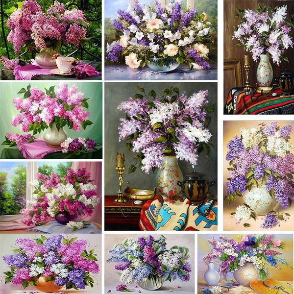 embroidery pattern flowers and vase rhinestone handicraft kits lilac cross stitch kits embroidery cross stitch handmade art deco
embroidery pattern flowers and vase rhinestone handicraft kits lilac cross stitch kits embroidery cross stitch handmade art deco