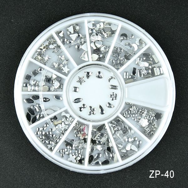 nail art decorations 1 box 1.5-3mm pro pink&clear crystal rhinestones round flat bottom 3d decoration in wheel manicure studs,12shapes, Silver;gold
nail art decorations 1 box 1.5-3mm pro pink&clear crystal rhinestones round flat bottom 3d decoration in wheel manicure studs,12shapes, Silver;gold
