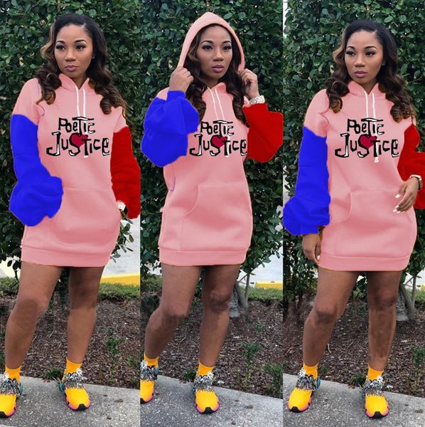 women embroidery letters hoodies dresses designer fashion puff sleeve hooded blouse dress constrast color sweatshirts overalls dress d9904, White
women embroidery letters hoodies dresses designer fashion puff sleeve hooded blouse dress constrast color sweatshirts overalls dress d9904, White