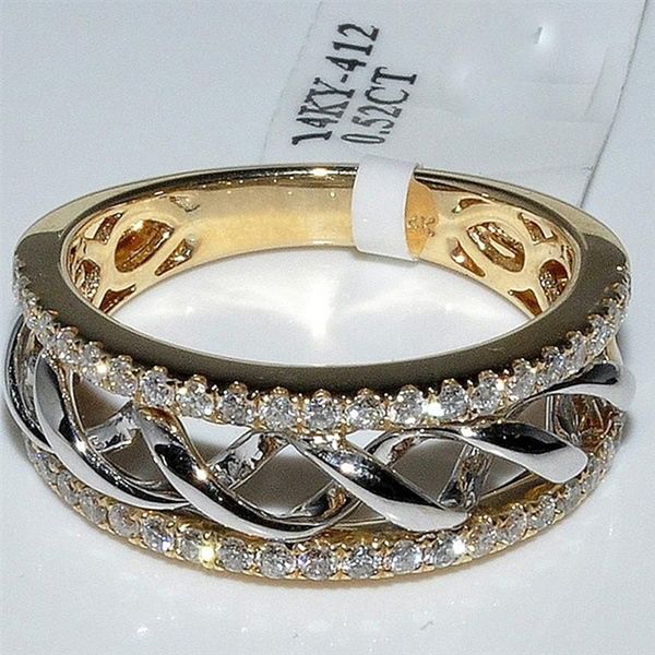 hollow style round finger rings women double color plating shining zircon spiral hollow-out rings for women, Slivery;golden
hollow style round finger rings women double color plating shining zircon spiral hollow-out rings for women, Slivery;golden