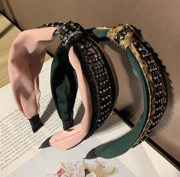 headdress retro bow headband fashion wild wide-edge pressed hair set diamond headband sweet hair accessories women, Silver
headdress retro bow headband fashion wild wide-edge pressed hair set diamond headband sweet hair accessories women, Silver