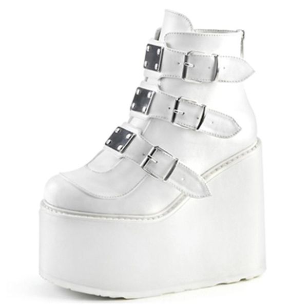 boots drop ins brand high platform ankle women 2021 fashion pvc strap decorating wedges shoes woman, Black
boots drop ins brand high platform ankle women 2021 fashion pvc strap decorating wedges shoes woman, Black