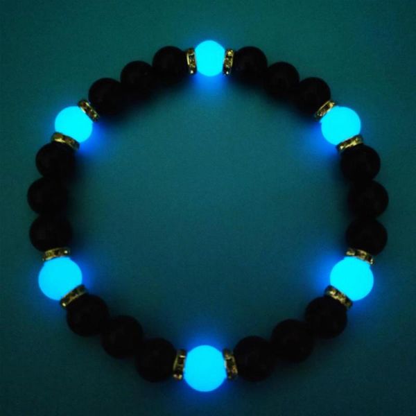 simple fashion glowing women charm bracelet jewelry men fluorescence bracelets 8mm natural stone elastic luminous bead bracelet, Black
simple fashion glowing women charm bracelet jewelry men fluorescence bracelets 8mm natural stone elastic luminous bead bracelet, Black