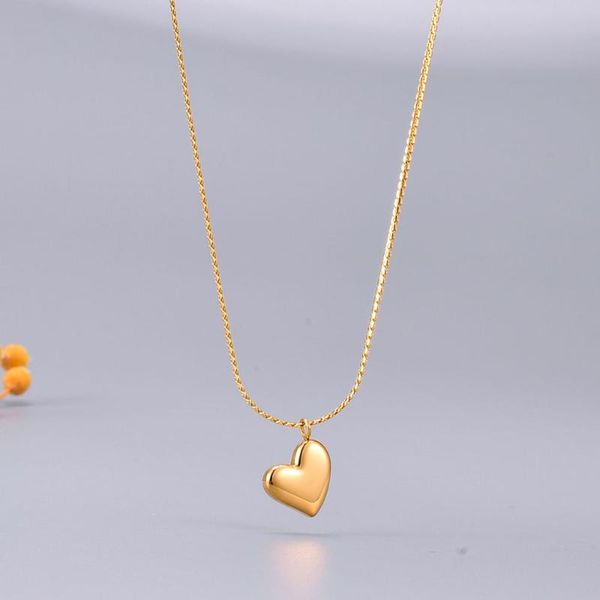 simple ins style lovely heart wheat ear necklace clavicle chain titanium steel gold-plated necklace hcl236, Silver
simple ins style lovely heart wheat ear necklace clavicle chain titanium steel gold-plated necklace hcl236, Silver