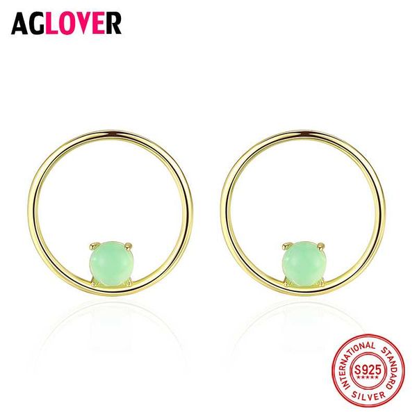 stud aglover 925 sterling silver earrings round inlay natural emerald zircon for women fashion wedding jewelry gifts, Golden;silver
stud aglover 925 sterling silver earrings round inlay natural emerald zircon for women fashion wedding jewelry gifts, Golden;silver