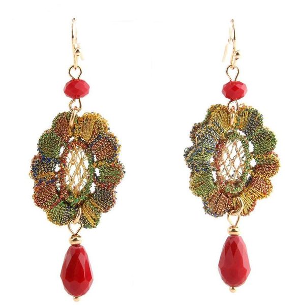 pendientes fashion statement earrings for women colorful lace earrings bohemian crystal fashion gifts wholesale, Silver
pendientes fashion statement earrings for women colorful lace earrings bohemian crystal fashion gifts wholesale, Silver