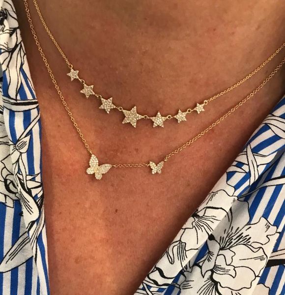chokers micro pave cz 2pc cute lovely charms minimal delicate butterfly charm silver color fashion women girl sweet jewelry necklaces, Golden;silver
chokers micro pave cz 2pc cute lovely charms minimal delicate butterfly charm silver color fashion women girl sweet jewelry necklaces, Golden;silver