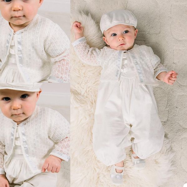 boy first communication dress two -pieces short sleeve lace appliques long baptism dress custom made christening dresses for baby, White
boy first communication dress two -pieces short sleeve lace appliques long baptism dress custom made christening dresses for baby, White