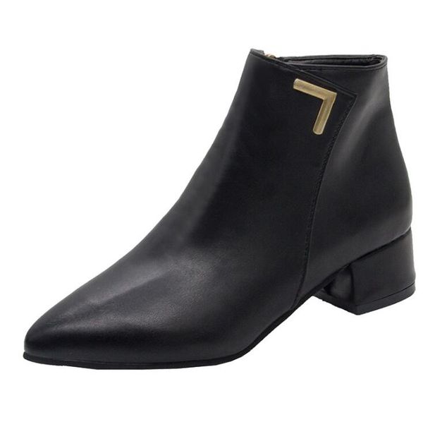 fashion women boots casual leather low high heels spring shoes woman pointed toe rubber ankle boots black red zapatos mujer
fashion women boots casual leather low high heels spring shoes woman pointed toe rubber ankle boots black red zapatos mujer
