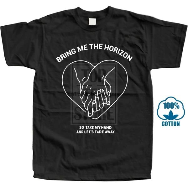 bring me the horizon take my hand fade away black t shirt new official bmth 
bring me the horizon take my hand fade away black t shirt new official bmth
