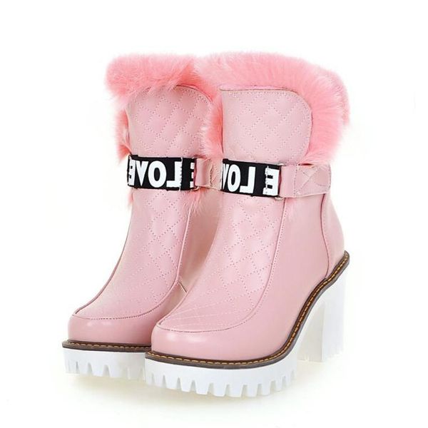 33~43) new 2020 popular women snow boots faux fur increased heels warm fur inside solid winter boots female shoes woman t3-113, Black
33~43) new 2020 popular women snow boots faux fur increased heels warm fur inside solid winter boots female shoes woman t3-113, Black