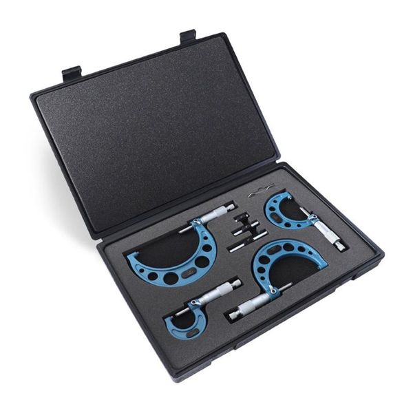 4pcs 0-4" 0.0001" outside micrometer set high-precision carbide tipped metric gauge screw thread caliper measuring tools
4pcs 0-4" 0.0001" outside micrometer set high-precision carbide tipped metric gauge screw thread caliper measuring tools