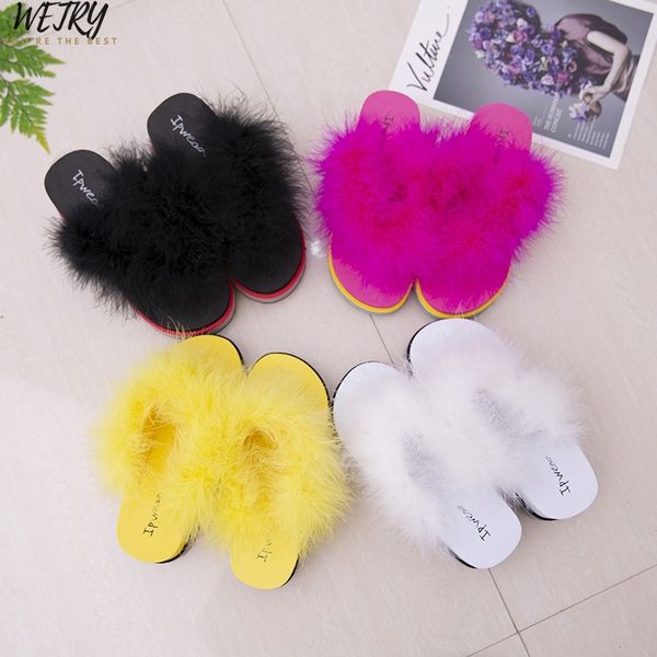 slippers 2021 ture fur furry slide flip flops women home female sweet fenty indoor soft comfotable, Black
slippers 2021 ture fur furry slide flip flops women home female sweet fenty indoor soft comfotable, Black