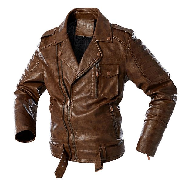 men's fur & faux brand jacket punk multi design style motorcycle biker leather men fashion vintage coat male bomber 4xl, Black
men's fur & faux brand jacket punk multi design style motorcycle biker leather men fashion vintage coat male bomber 4xl, Black