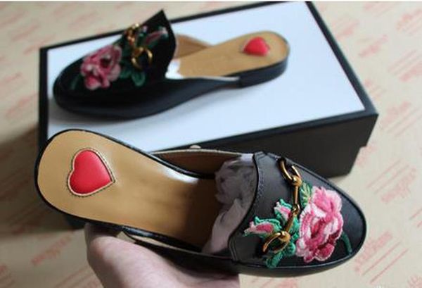 luxury designer casual sandals brand princetown embroidered sandals man women soft cowhide mules shoes metal buckle fashion slippers, Black
luxury designer casual sandals brand princetown embroidered sandals man women soft cowhide mules shoes metal buckle fashion slippers, Black