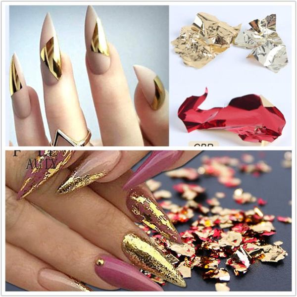 1pcs diy nail art foil paper flakes gold nail glitter powder metallic color art uv gel polishing flakes pigment decorations, Silver;gold
1pcs diy nail art foil paper flakes gold nail glitter powder metallic color art uv gel polishing flakes pigment decorations, Silver;gold