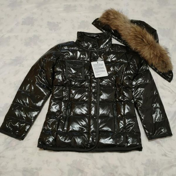 women winter jacket removable raccoon fur collar winter coat outerwear down coats slim parkas jackets warm winter coats, Black
women winter jacket removable raccoon fur collar winter coat outerwear down coats slim parkas jackets warm winter coats, Black