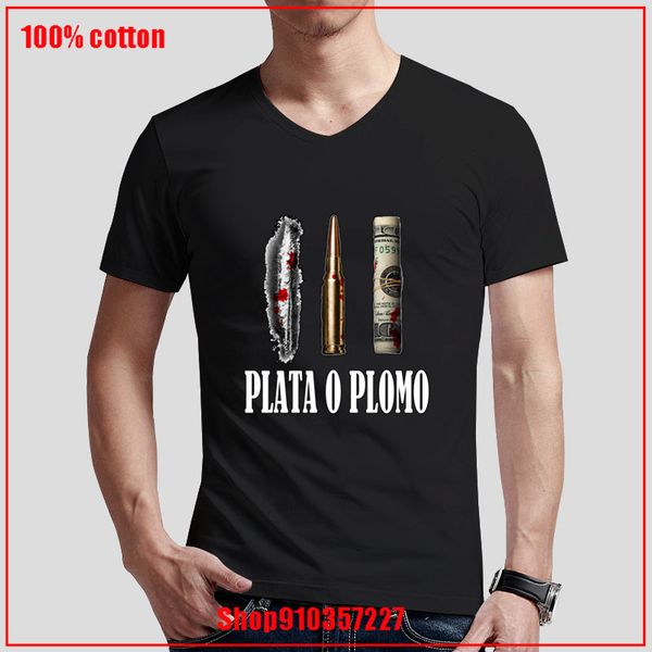 new arrival 2020 t shirt cotton love v-neck casual netflix classic plata o plomo white print print short sleeve gothic
new arrival 2020 t shirt cotton love v-neck casual netflix classic plata o plomo white print print short sleeve gothic