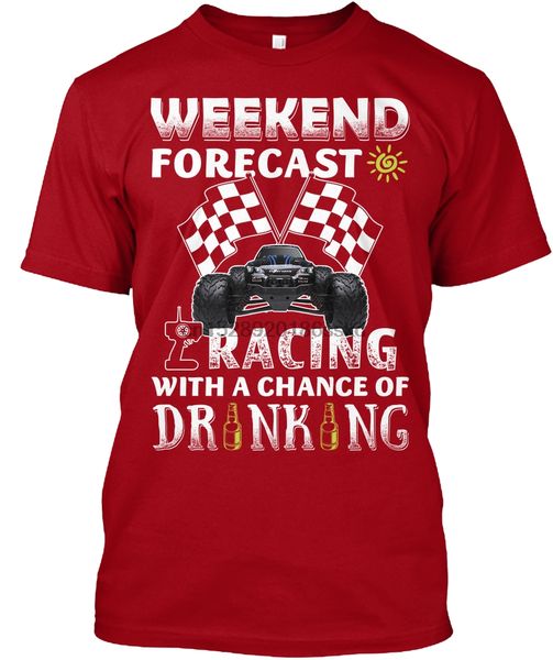 men t shirt weekend forecast - race rc cars tshirts women t-shirt