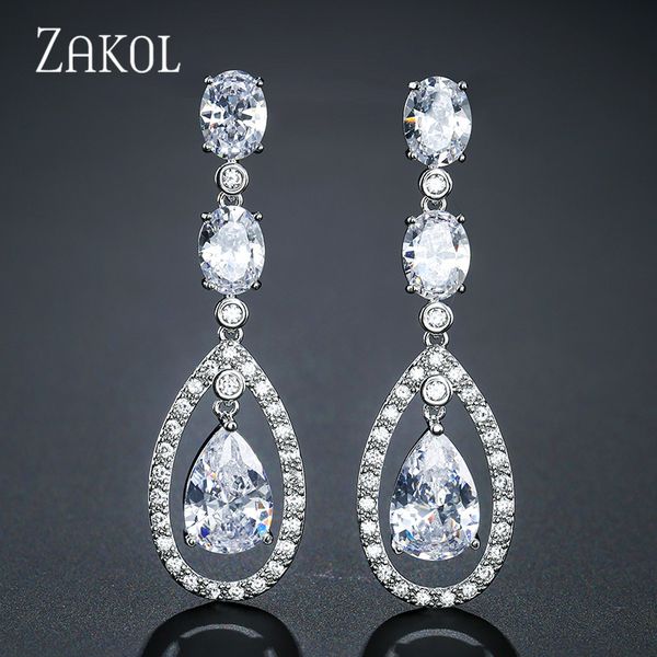 zakol trendy leaf drop earrings cubic zircon dangle earrings women wedding jewelry gift for girl fsep2197, Silver
zakol trendy leaf drop earrings cubic zircon dangle earrings women wedding jewelry gift for girl fsep2197, Silver
