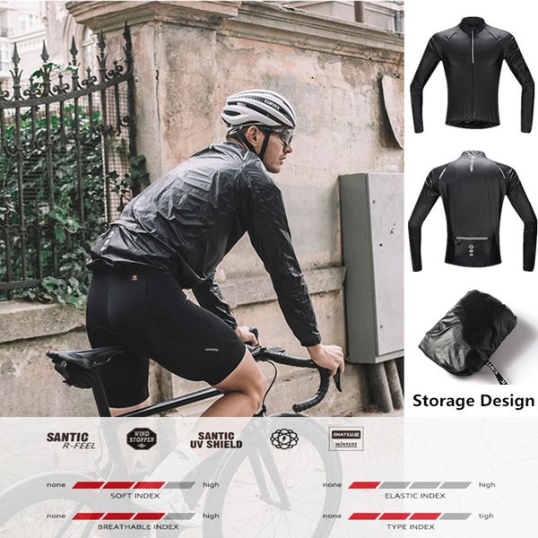 racing jackets santic men waterproof cycling leather coat breathable wind and uv proof lightweight reflective outdoor sports bike jacket, Black;red
racing jackets santic men waterproof cycling leather coat breathable wind and uv proof lightweight reflective outdoor sports bike jacket, Black;red