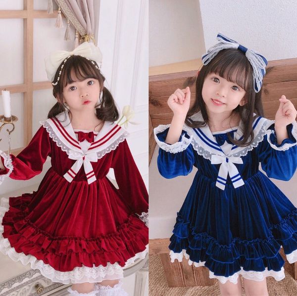 km1584 girls dresssocks dressdress 2020 autumn and winter new small and medium-sized children korean velvet navy lolita dress for socks, Black;gray
km1584 girls dresssocks dressdress 2020 autumn and winter new small and medium-sized children korean velvet navy lolita dress for socks, Black;gray