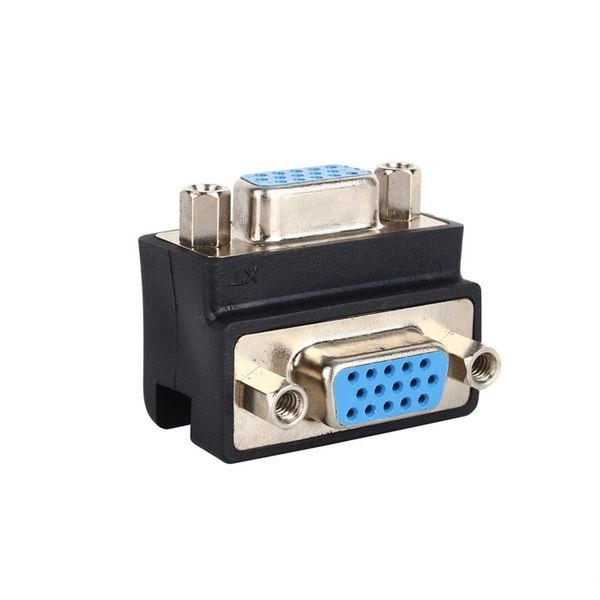 90 degree right angle 15 pin vga svga female to female converter angle adapter extender adapter for cord monitor connector
90 degree right angle 15 pin vga svga female to female converter angle adapter extender adapter for cord monitor connector
