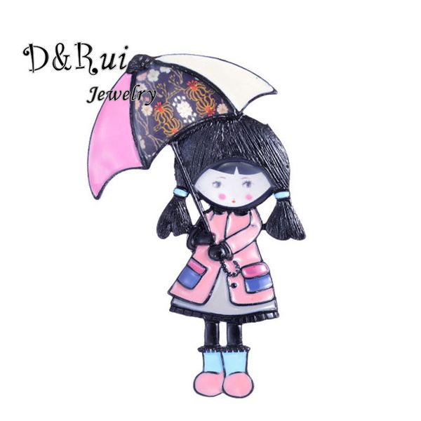 Pretty Girl With Umbrella Brooches Exquisite Elegant Doll Brooch Pins Fashion High Quality Enamel Jewelry Accessories 2020 New, Gray
Pretty Girl With Umbrella Brooches Exquisite Elegant Doll Brooch Pins Fashion High Quality Enamel Jewelry Accessories 2020 New, Gray