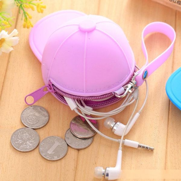 new cute silicone hats coin purses candy color wallets baseball cap female change hand bag with keychains
new cute silicone hats coin purses candy color wallets baseball cap female change hand bag with keychains