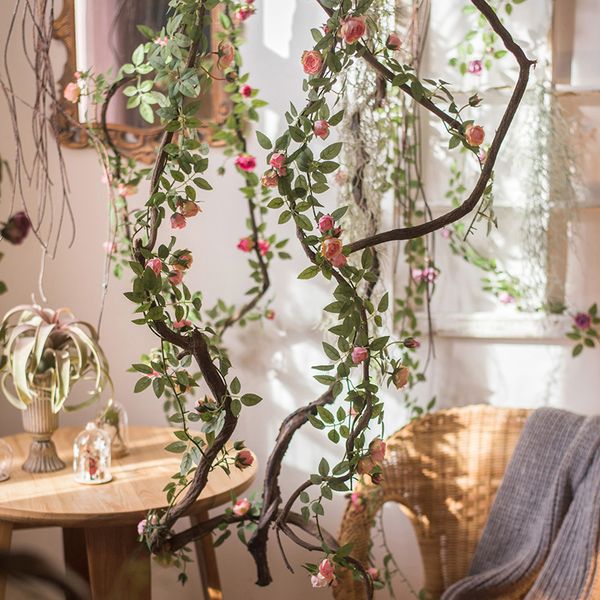 gardening artificial flower vine landscape rose flower garden decor plant floral hanging vine artificial plant simulation
gardening artificial flower vine landscape rose flower garden decor plant floral hanging vine artificial plant simulation