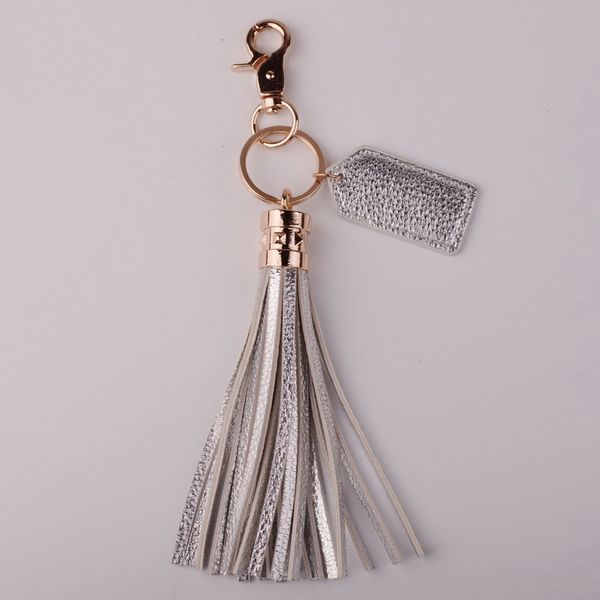 keychains 2021 ring holder retro jewelry multicolor monogrammed leather tassel women keychain bag pendant alloy car key chain, Silver
keychains 2021 ring holder retro jewelry multicolor monogrammed leather tassel women keychain bag pendant alloy car key chain, Silver