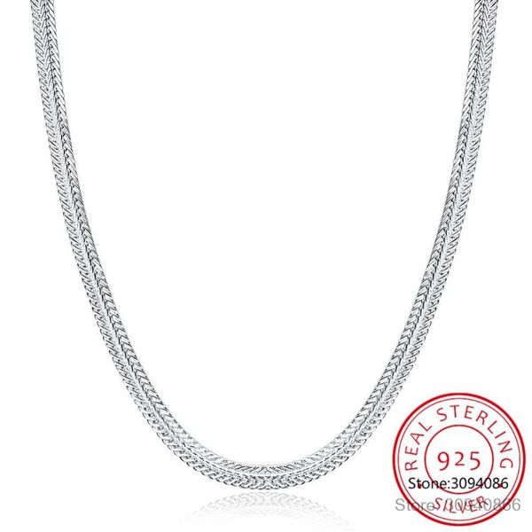 original real solid 925 sterling silver necklace fashion vintage jewelry 6mm flat snake chain collar necklace for women
original real solid 925 sterling silver necklace fashion vintage jewelry 6mm flat snake chain collar necklace for women