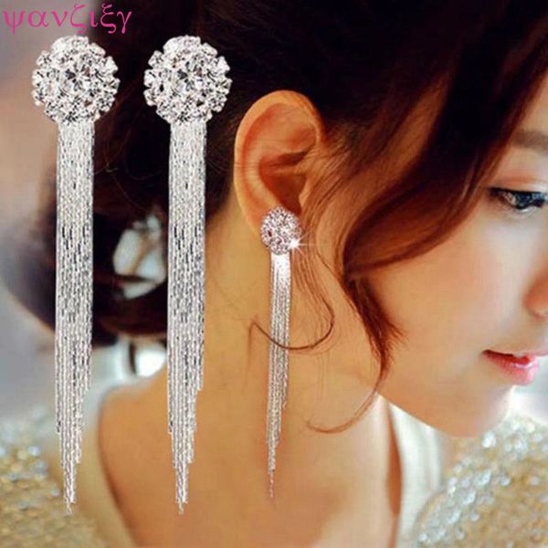 dangle & chandelier korean fashion jewelry personality temperament crystal tassel earrings bridal earring oorbellen for women long, Silver
dangle & chandelier korean fashion jewelry personality temperament crystal tassel earrings bridal earring oorbellen for women long, Silver