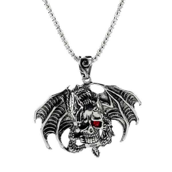 pendant necklaces punk skull necklace for men bling chain hip hop jewelry gothic collar, Silver
pendant necklaces punk skull necklace for men bling chain hip hop jewelry gothic collar, Silver