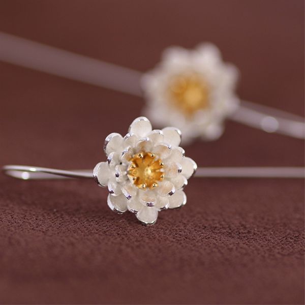 dangle & chandelier thailand craft lotus cute 925 sterling silver temperament personality fashion female earring sea017
dangle & chandelier thailand craft lotus cute 925 sterling silver temperament personality fashion female earring sea017