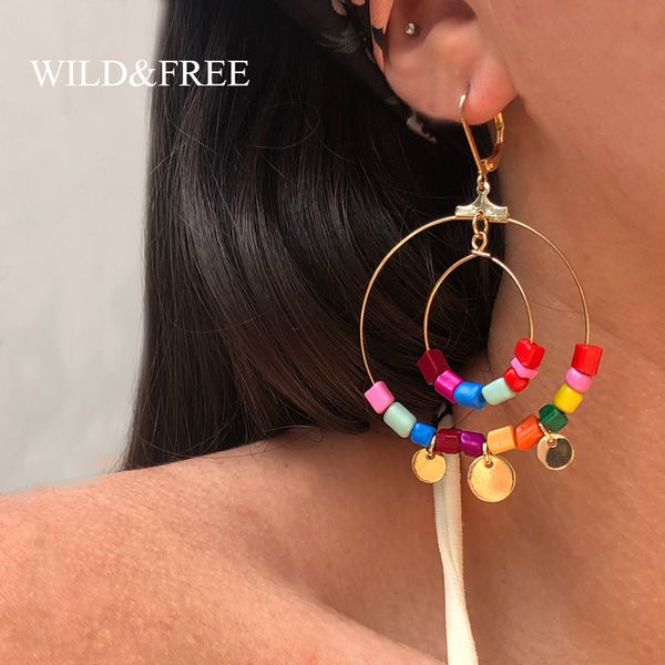 wildðnic rainbow beaded layered circle dangle earrings for women small gold disc pendant drop earrings statement jewelry, Silver
wildðnic rainbow beaded layered circle dangle earrings for women small gold disc pendant drop earrings statement jewelry, Silver