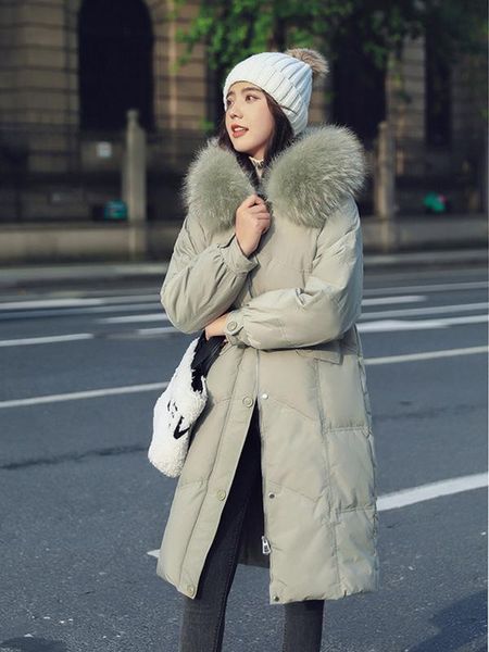 women's down & parkas autumn and winter white duck hooded pure jacket with big hairy collar 2021 medium long style fitted waist, Black
women's down & parkas autumn and winter white duck hooded pure jacket with big hairy collar 2021 medium long style fitted waist, Black