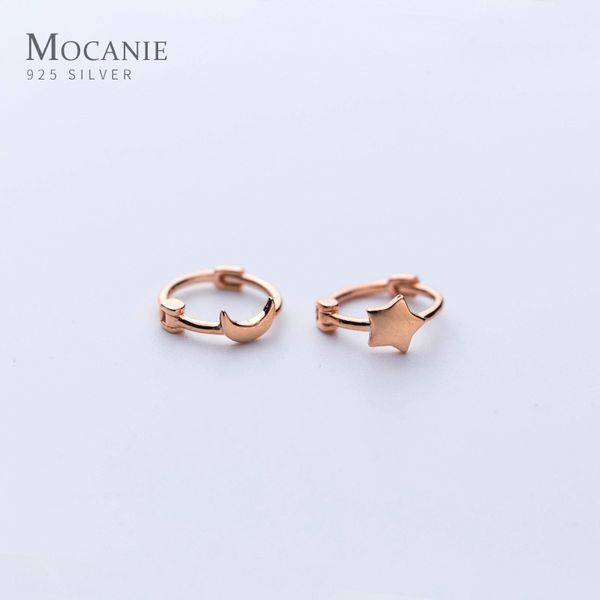 hoop & huggie mocanie genuine 925 sterling silver minimalist cute star moon asymmetry anti-allergy earring for women fine jewelry bijoux, Golden;silver
hoop & huggie mocanie genuine 925 sterling silver minimalist cute star moon asymmetry anti-allergy earring for women fine jewelry bijoux, Golden;silver