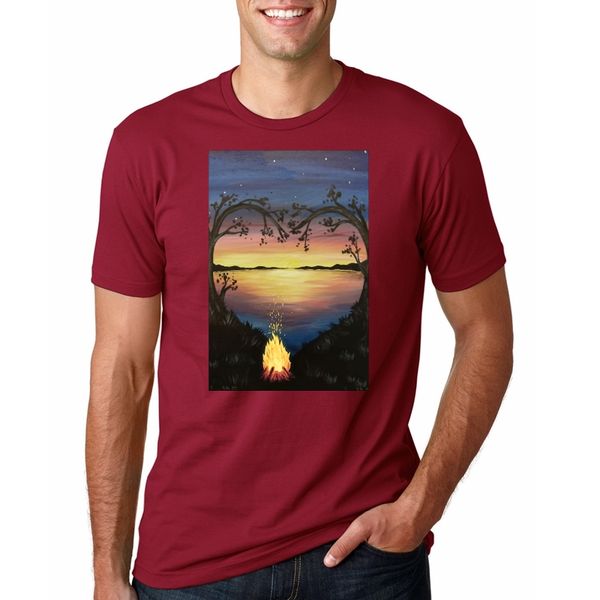 2020 new arrival men's summer style fashion t-shirt fire camp lake love heart tee casual shirt
2020 new arrival men's summer style fashion t-shirt fire camp lake love heart tee casual shirt