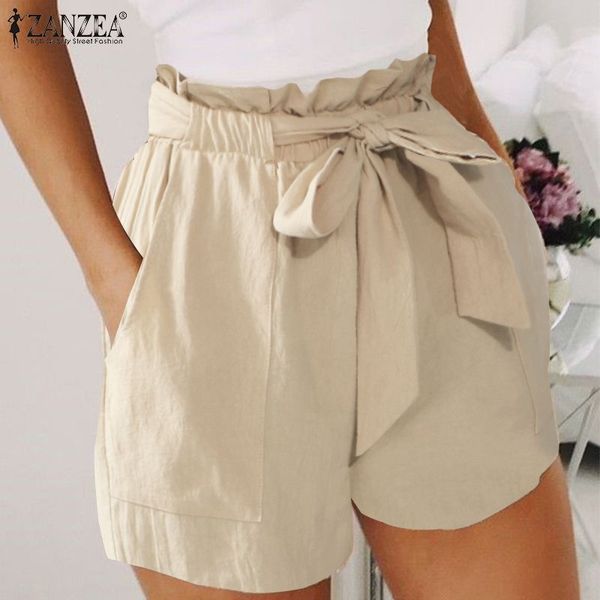 women's solid trousers zanzea 2020 fashion summer shorts casual elastic high waist shorts female pockets pantalon belted 5xl, White;black
women's solid trousers zanzea 2020 fashion summer shorts casual elastic high waist shorts female pockets pantalon belted 5xl, White;black