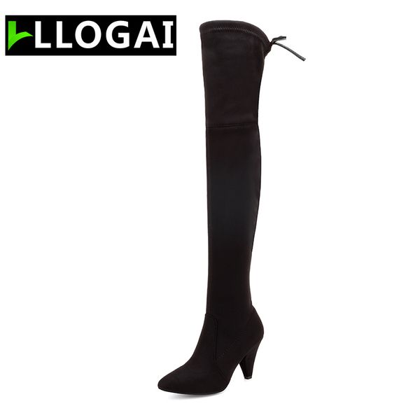 thin heels botas mujer denim women over the knee boots women comfortable thigh high boots femme spring and autumn shoes, Black
thin heels botas mujer denim women over the knee boots women comfortable thigh high boots femme spring and autumn shoes, Black