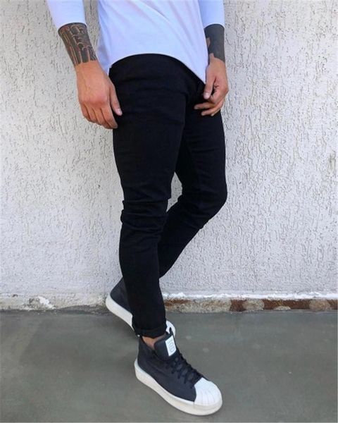 black jeans spring fashion solid color male feet casual pants homme jeans mens designer slim, Blue
black jeans spring fashion solid color male feet casual pants homme jeans mens designer slim, Blue