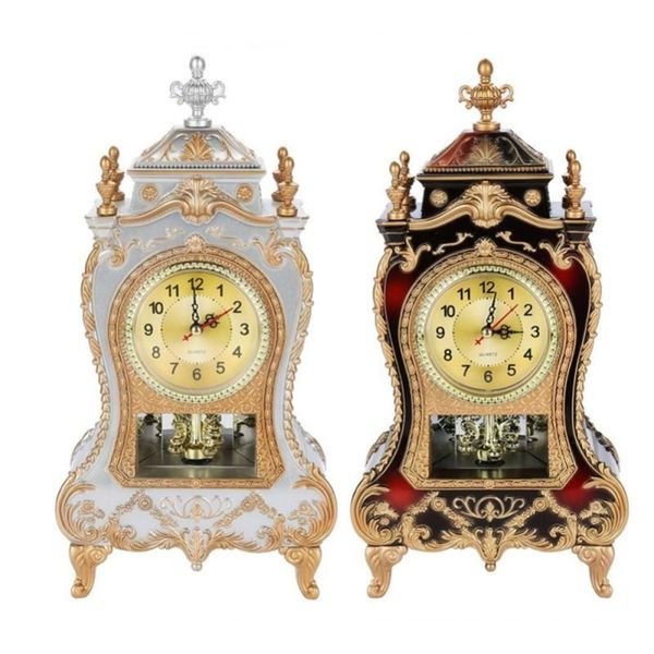 european style retro deskhousehold decorative desk decorative clock with hanging hole clock for home living room
european style retro deskhousehold decorative desk decorative clock with hanging hole clock for home living room