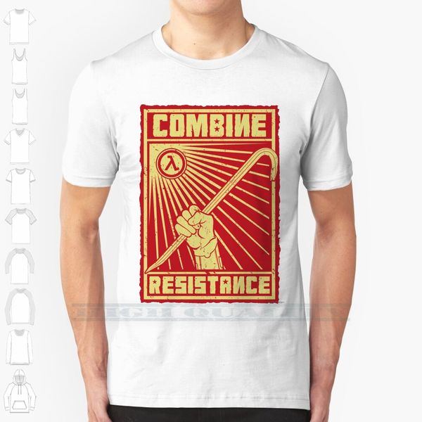 combine resistance custom design print for men women cotton new cool tee t shirt big size 6xl half life gordon
combine resistance custom design print for men women cotton new cool tee t shirt big size 6xl half life gordon