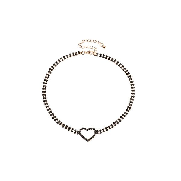 chokers fashion love heart link single layer choker necklaces for women crystal golden necklace jewelry valentines party girl gift, Golden;silver
chokers fashion love heart link single layer choker necklaces for women crystal golden necklace jewelry valentines party girl gift, Golden;silver